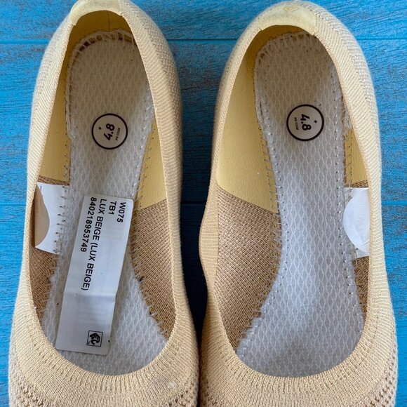 All birds Women's Tree Breezers Flats  Light Beige/Cream Size 7.5 - Picture 8 of 9
